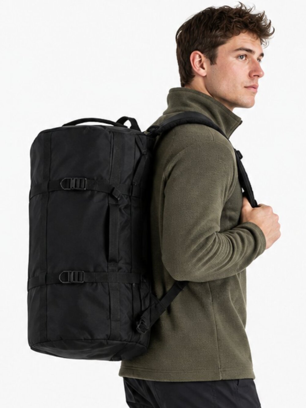 The North Face Base Camp Golden State Deffel Bag Backpack 50L Small New